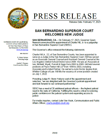 San Bernardino Superior Court Welcomes New Judge Superior Court Of   SANBERNARDINOSUPERIORCOURTWELCOMESNEWJUDGE.PNG